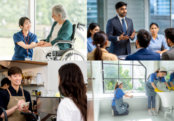 幅広い人材カテゴリーに対応